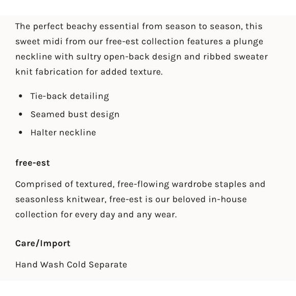 Free People Beach Honey Sweater Midi Dress - Size Small- Pink - Picture 9 of 10